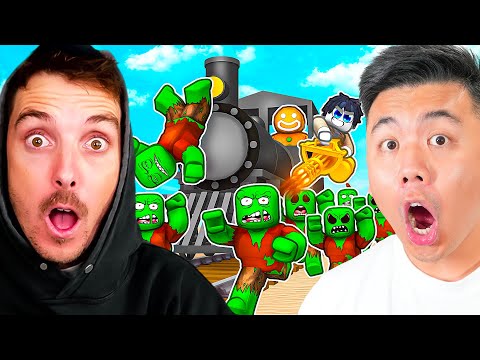 I Taught Lazarbeam How To Play Dead Rails..