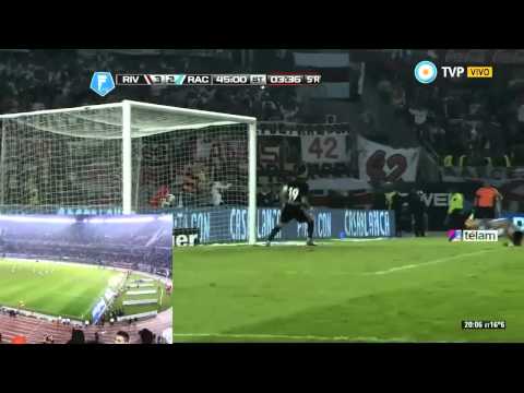 Penal Chichizola atajado contra Racing (Riv 3 - 2 Rac) TvP+Tribuna+Atilio