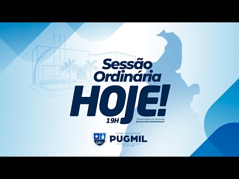 Sessão Ordinária da Câmara Municipal de Pugmil-TO | 09/04/2026