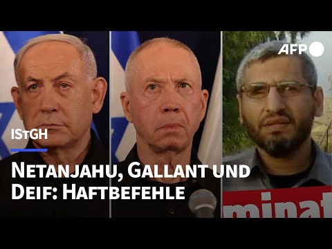 IStGH erlässt Haftbefehle gegen Netanjahu, Gallant und Hamas-Militärchef Deif | AFP