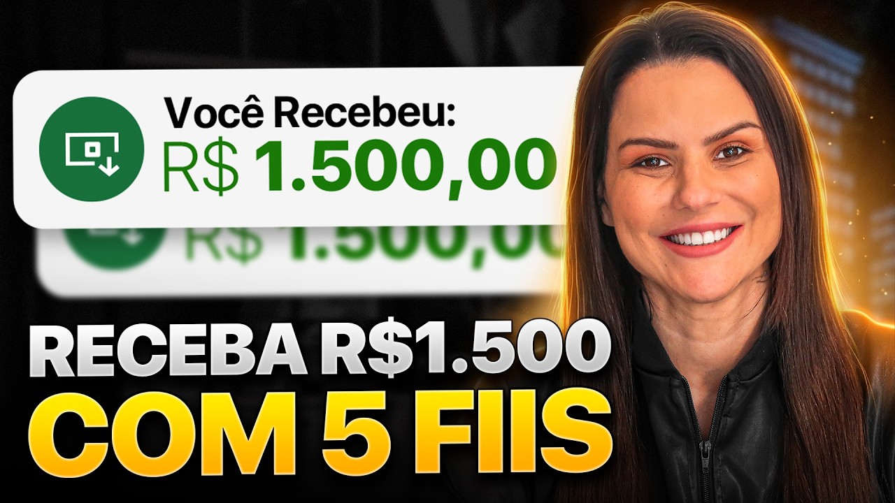 5 FIIs que te PAGAM R$1.500 TODOS OS MESES! Pague Seu Aluguel Com ESSES FIIs!