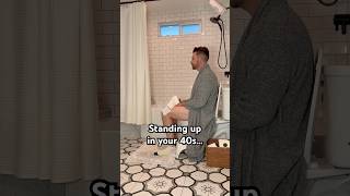 Standing up in your 40s ☠️😂 #funny #relatable #comedy #thisis40 #millennial #momlife #dadlife