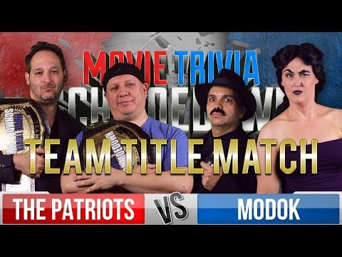 Patriots VS Modok - Movie Trivia Schmoedown - TEAM TITLE MATCH!