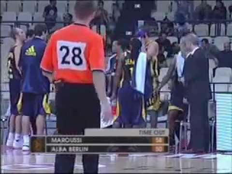 MAROUSSI B.C vs ALBA BERLIN FT 79-70 QR#2 Euroleague 2009-2010