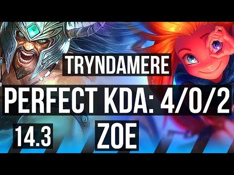 TRYNDA vs ZOE (MID) | 4/0/2 | KR Master | 14.3