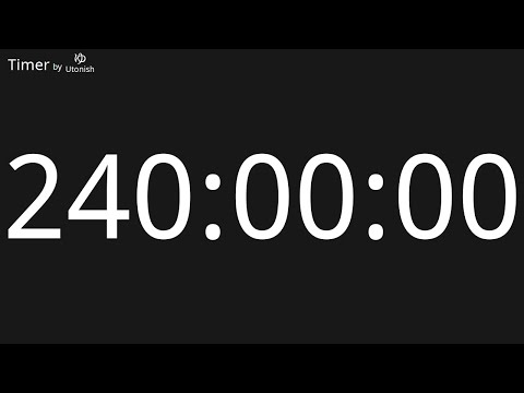 240 Hour Countup Timer - Longest Timer on YouTube