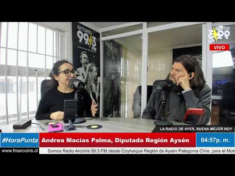 🔴 #EnVivo en #HoraPunta Andrea Macías Palma, Diputada Región Aysén