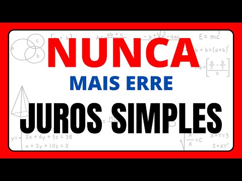 NUNCA MAIS ERRE JURO SIMPLES!!!