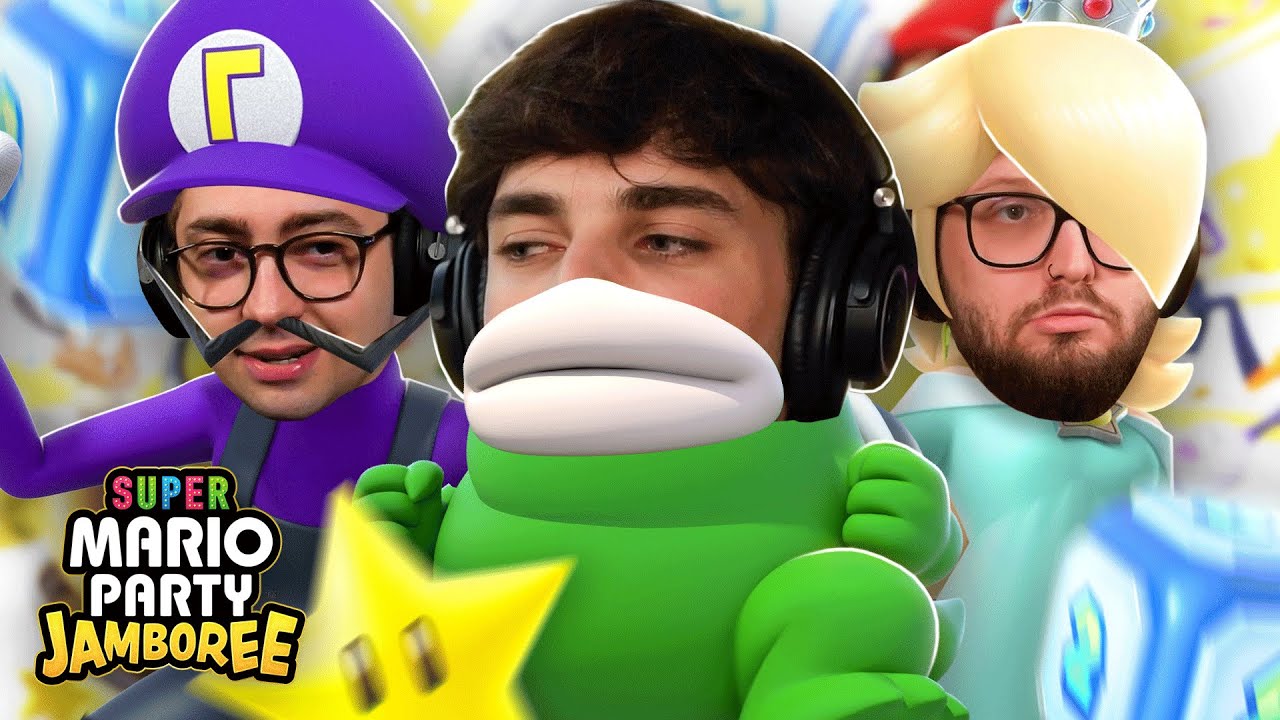 NOVO MARIO PARTY COM AMIGOS | Super Mario Party Jamboree com @alanzoka @capjoga @MrFalllGames