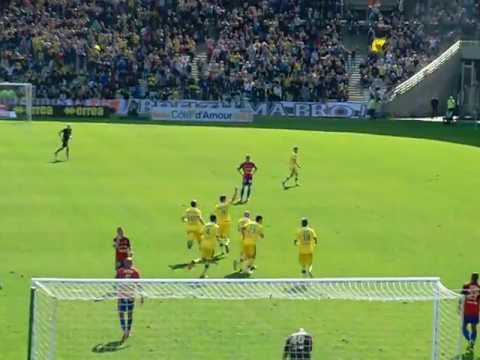 But de Filip Djordjevic FCN / Gazelec d'Ajaccio (09/03/13)