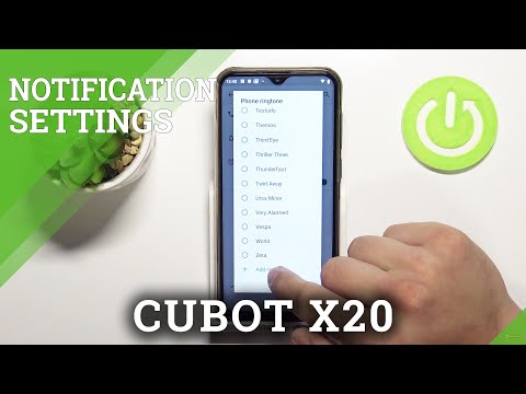 How to Set Custom Notification Sound in Cubot X20 - Pick Custom NotificationSound