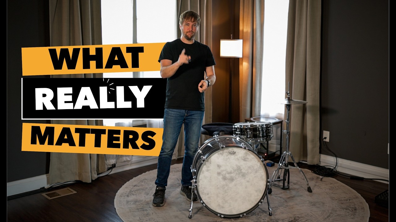 How to Get GREAT SOUNDING DRUMS at Home