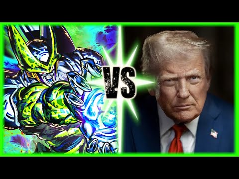 Perfect Cell Vs Donald trump [Blender Animation]