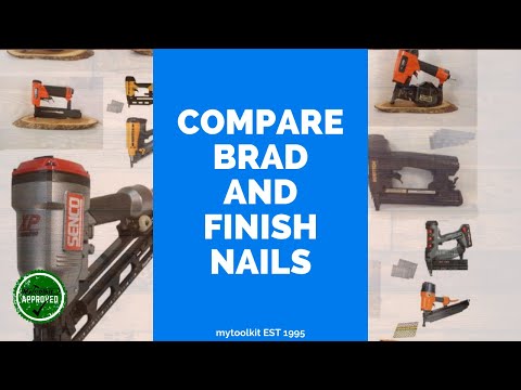 what's the difference between brad nails and finish nails?