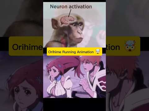 Orihime Running Animation 🤯 #bleach #orihime #anime