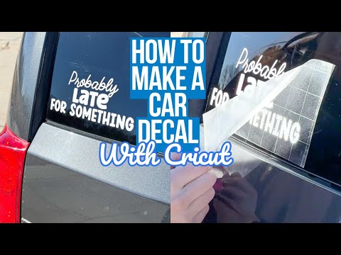 CAR VINYL DECAL WITH CRICUT | MY FAVORITE VINYL & APPLICATION PROCESS | BEGINNERS GUIDE