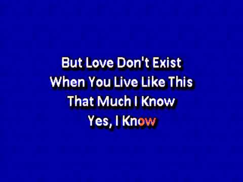 Bruno Mars Young Girls karaoke