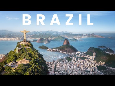 FLYING OVER BRAZIL (4K UHD): Relaxing Piano Music & Beautiful Nature Landscapes For Relaxation