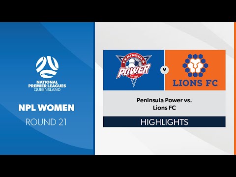 NPL Women R21 - Peninsula Power vs. Lions FC Highlights