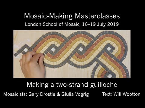Making a Two-Strand Guilloche in Mosaic
