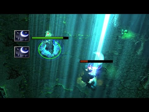 DOTA LUNA DOUBLE ULTY = 6000 DAMAGE HITTING ENEMY (TOTAL DESTRUCTION)