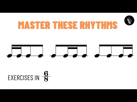 3 Great Rhythms To Learn In 6/8 - Rhythm Practice 🥁🎶