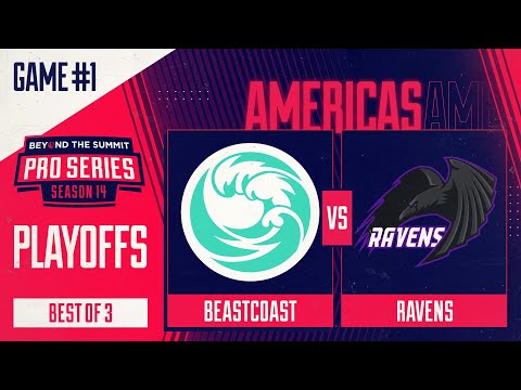 beastcoast vs Ravens Game 1 - BTS Pro Series 14 AM: Playoffs w/ Kmart & ET