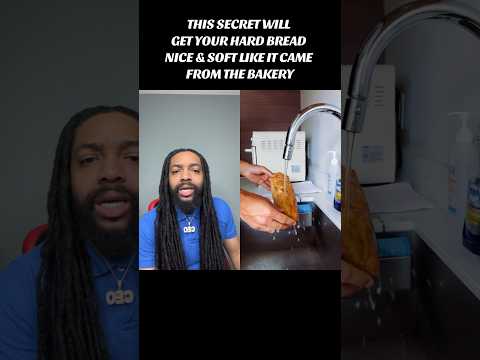 This secret will get your hard bread nice & soft like it came from the bakery #youtubeshorts #shorts