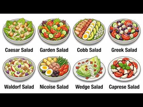 Every Salad Explained in 8 Minutes