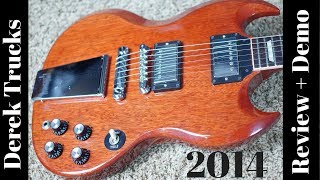 Video thumbnail for 2014 Gibson Derek Trucks Signature SG | Great Wood Grain! | Review + Demo by The Trogly's Guitar Show