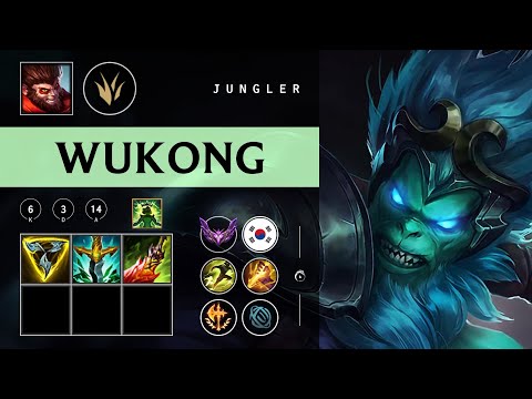 Wukong Jungle vs Zaahen - KR Master Patch 26.02