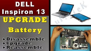 How to replace Battery on DELL Inspiron 13 7000 series, complete guide