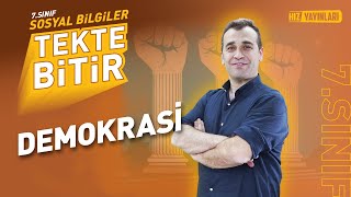 TEKTE BİTİR - 7. SINIF SOSYAL BİLGİLER : Demokrasi