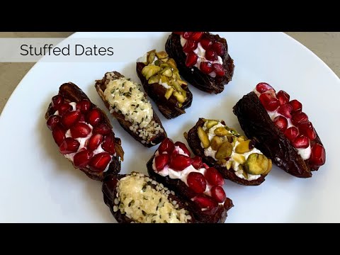 Stuffed Dates with Goat Cheese - Anytime Treat