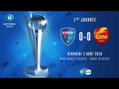 J1 : F. Bourg en Bresse P. - Quevilly Rouen Métropole (0-0), le résumé I National FFF 2019-2020