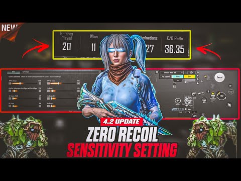 🔥"4.2 UPDATE BGMI BEST SENSITIVITY + CONTROLS + GRAPHICS SETTINGS 😱| NO RECOIL SETUP 2026"