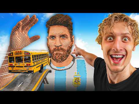 Voitures vs Messi et Ronaldo !