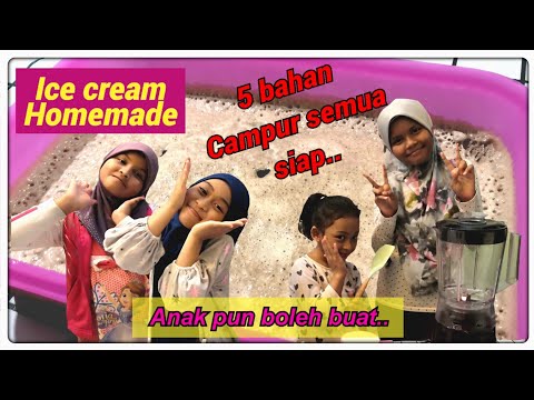 RESEPI AISKRIM HOMEMADE - SIMPLE DAN MUDAH
