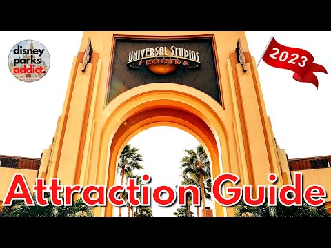 Universal Studios Florida ATTRACTION GUIDE - All Rides + Shows - 2023 - Universal Orlando Resort