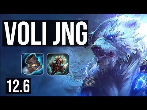 VOLIBEAR vs LEE SIN (JNG) | 6/1/9, 1.5M mastery | BR Master | 12.6