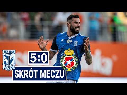 Lech Poznań - Wisła Kraków 5:0 SKRÓT MECZU /Polski komentarz (Ekstraklasa)