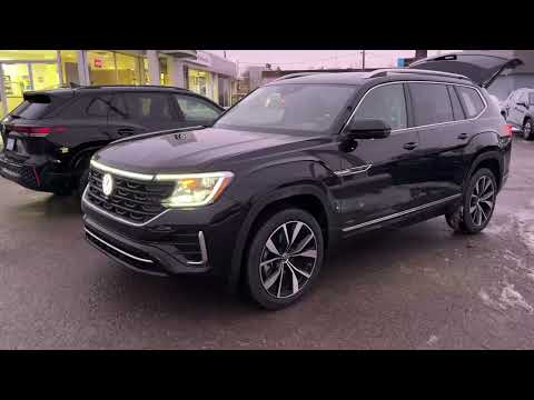 2026 Volkswagen Atlas Execline 2.0 TSI 4MOTION in Black for sale at Belleville Volkswagen in Belleville, ON