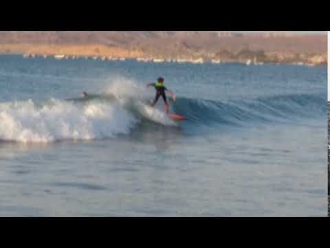 Surfing Lobitos Beach - Piura