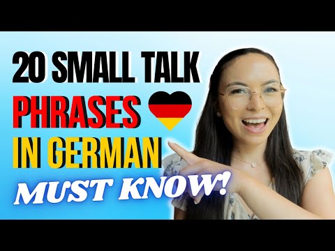20 MUST KNOW Small Talk Phrases in German | Practical German