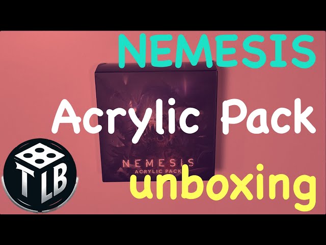 Vídeo relacionado con Nemesis Acrylic Pack - Premium Upgrade with 27 Intruder & 16 Carnomorph Tokens, Official Board Game Accessory, Made by Rebel Studio
