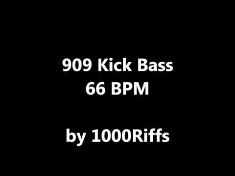 909 Kick Bass Drum 66 BPM - Beats Per Minute