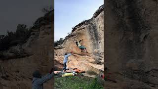 Video thumbnail of El muro de China, 6c. Alcañiz