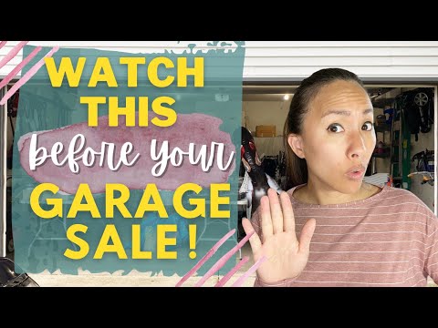 20 Tips For the BEST GARAGE SALE EVER! How to Make Money Selling Your Used Junk - Garage Sale Tips
