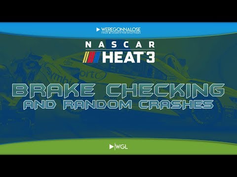 Nascar Heat 3 Trolling - Brake Checks and Funny Random Nascar Crashes