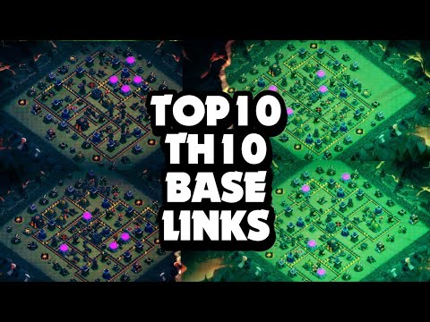 New Best Th10 base link War/Farming Base (Top20) in Clash of Clans - best base th 10 defense